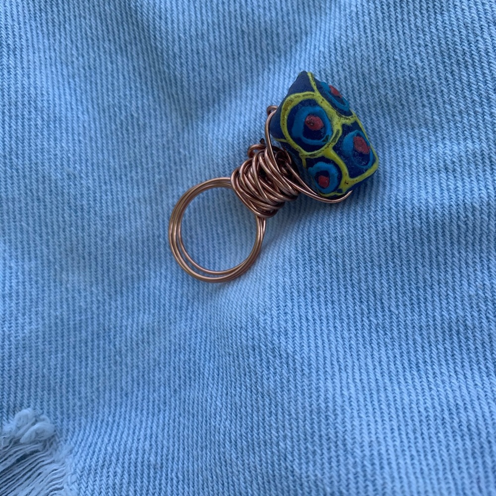 Copper African ring - Picture 2 of 2
